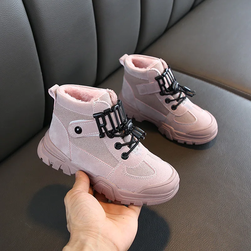 New arrival children Martin boots wholesale winter british style kids casual shoes, Black/pink/beige
New arrival children Martin boots wholesale winter british style kids casual shoes, Black/pink/beige