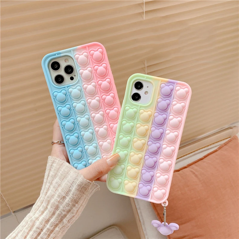 Ready To Ship Wholesale phone 12 Case Custom Design Rainbow 3D Waterproof Soft Universal Silicone Molding Fidget Phone Case, Picture
Ready To Ship Wholesale phone 12 Case Custom Design Rainbow 3D Waterproof Soft Universal Silicone Molding Fidget Phone Case, Picture