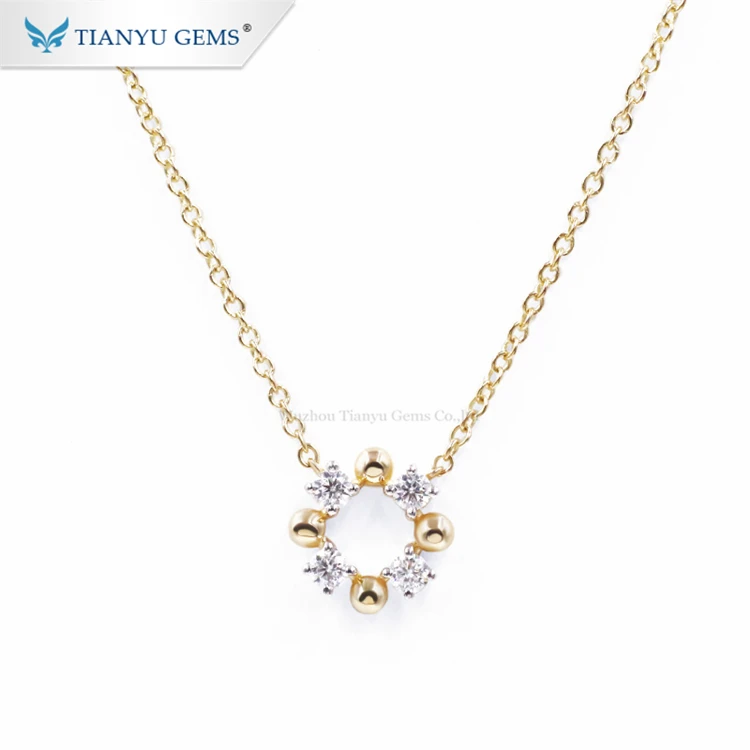 Tianyu Minimalist Gold Jewelry Charms 10K Moissanite Women Pendants Necklace
Tianyu Minimalist Gold Jewelry Charms 10K Moissanite Women Pendants Necklace