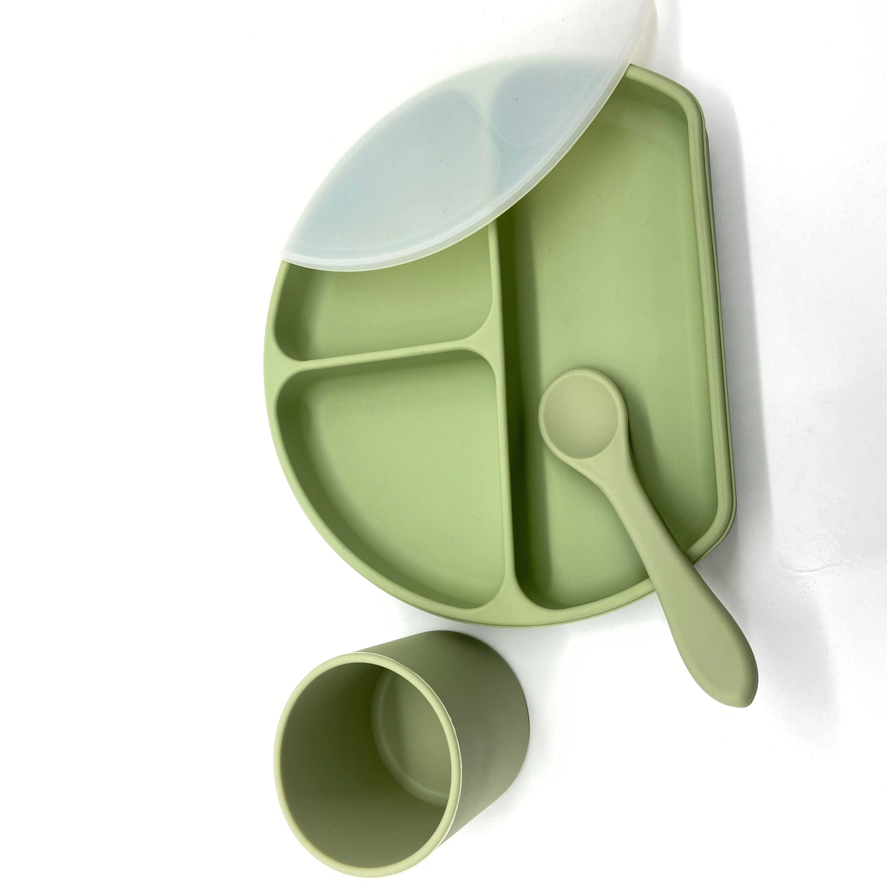 High Quality Children New Cartoon Dinner Baby Feeding plate set Silicone Bib Plates Bowls Spoons
High Quality Children New Cartoon Dinner Baby Feeding plate set Silicone Bib Plates Bowls Spoons