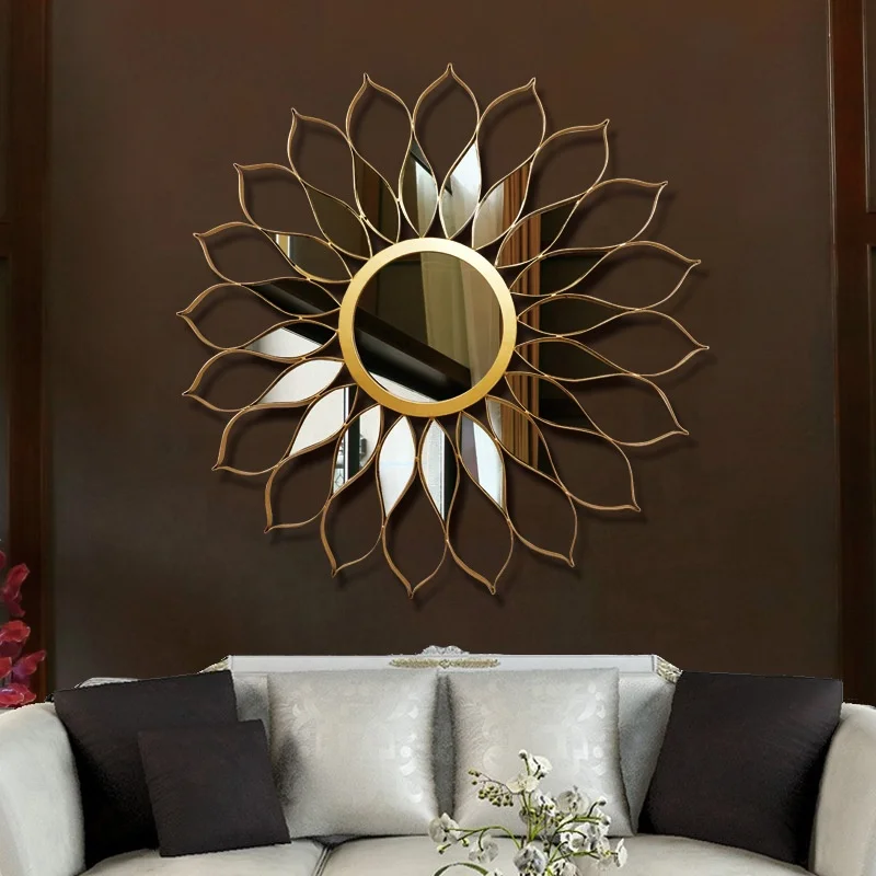 Best Selling High Quality Round Handmade Sunflower Design Decorative Wall Mirror For Home Hotel Decoration
Best Selling High Quality Round Handmade Sunflower Design Decorative Wall Mirror For Home Hotel Decoration
