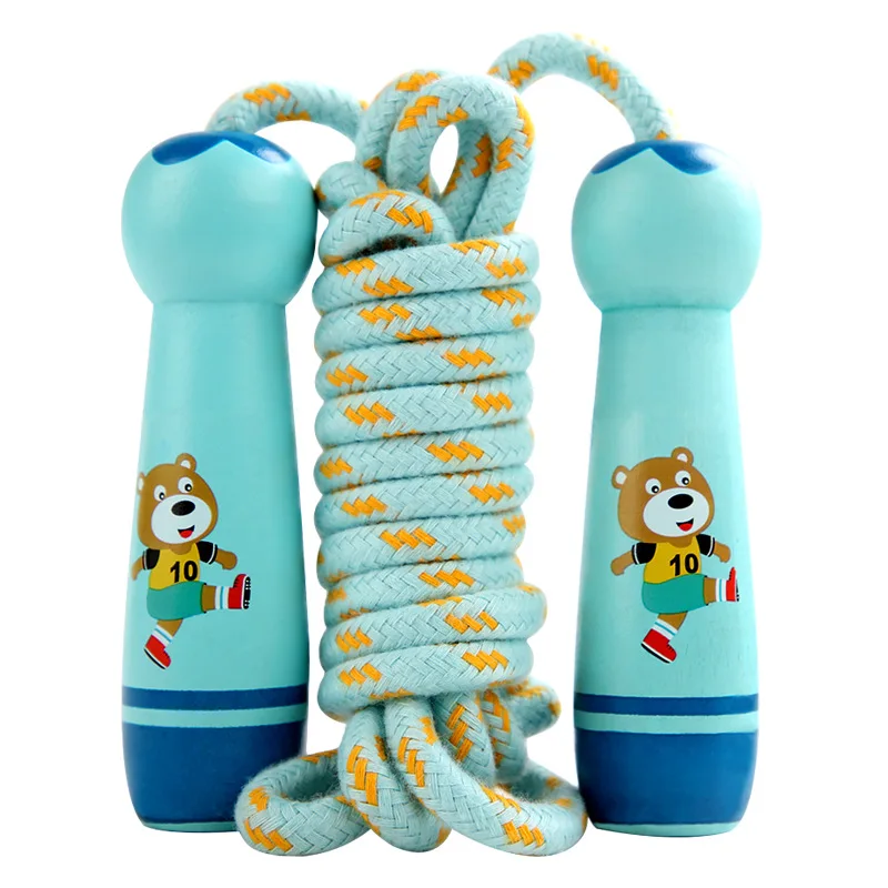 Jump rope toys Children's Sports Kindergarten boys and girls jump rope wooden handle cotton rope, Pink
Jump rope toys Children's Sports Kindergarten boys and girls jump rope wooden handle cotton rope, Pink
