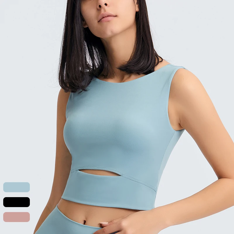Hot Sale Yoga Tank Tops Women Hollow Out Fitness Sport Tank Top High Neck Gym Tank Top With Built In Bra
Hot Sale Yoga Tank Tops Women Hollow Out Fitness Sport Tank Top High Neck Gym Tank Top With Built In Bra