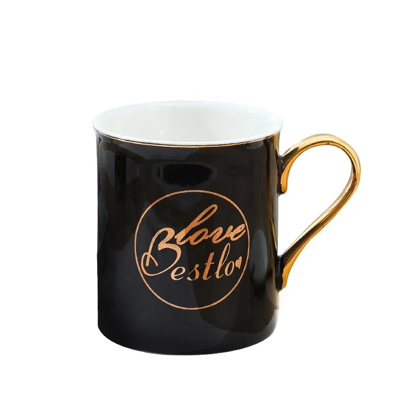 Nordic Style INS Ceramic Gold Handle Coffee Mug Porcelain Black And Gold Mug Ceramic Couple Cup Office Coffee Gold Handle Mug, Black,white
Nordic Style INS Ceramic Gold Handle Coffee Mug Porcelain Black And Gold Mug Ceramic Couple Cup Office Coffee Gold Handle Mug, Black,white