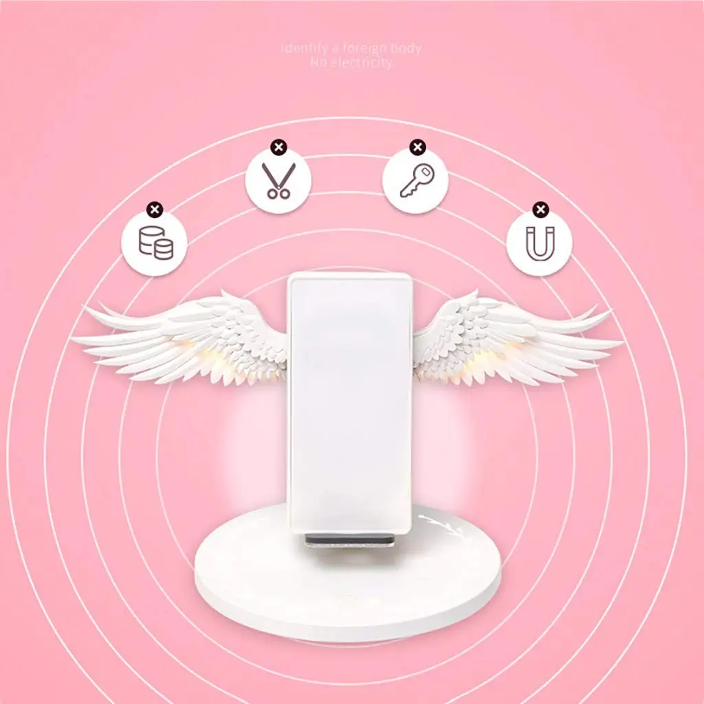 Ready to Ship Original Hot Selling Angle Wing Wireless Charger Best Gift Holy Charger, White 
Ready to Ship Original Hot Selling Angle Wing Wireless Charger Best Gift Holy Charger, White