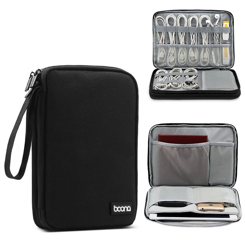 Waterproof Portable Travel Cable Organizer Bag Electronic Storage for USB Cable Cord Phone Charger Headset Wire SD Card
Waterproof Portable Travel Cable Organizer Bag Electronic Storage for USB Cable Cord Phone Charger Headset Wire SD Card