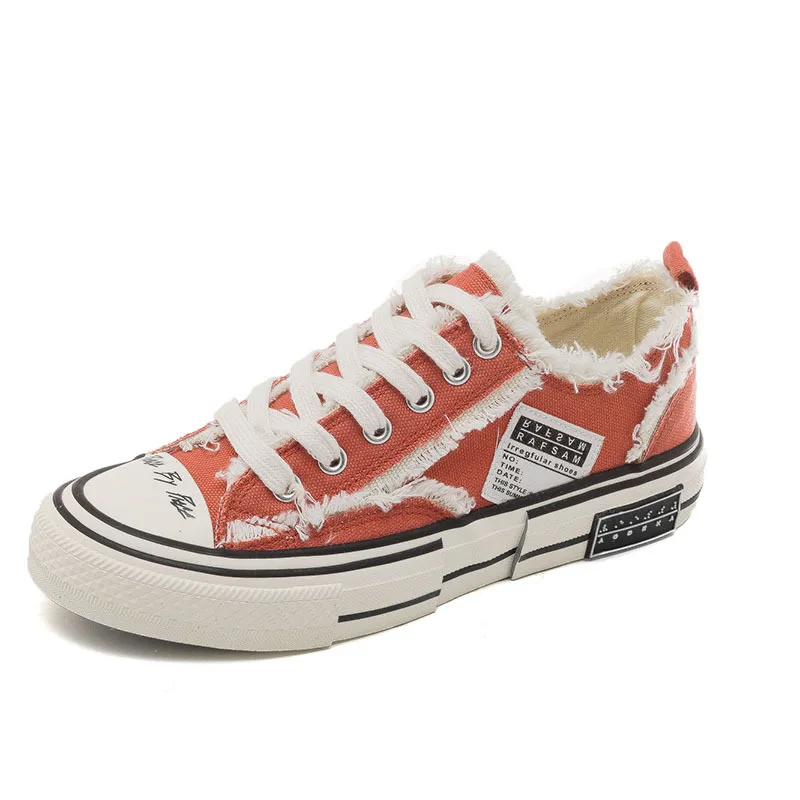 Beggar sail canvas shoes women's fashion casual hundred shoes vulcanized shoes network red retro women's students 2019, White
Beggar sail canvas shoes women's fashion casual hundred shoes vulcanized shoes network red retro women's students 2019, White