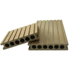 Outdoor Wood Composite Hollow Outdoor Deck Floor Covering Wood Plastic Floor Composite Floor