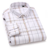 Plaid casual shirt long sleeve linen cotton men's shirt 
Plaid casual shirt long sleeve linen cotton men's shirt