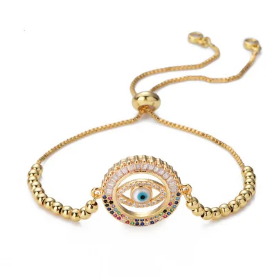 Fashion Adjustable Expandable CZ Round Beaded Toppik Accessories For Women Men Jewelry Shinny Zircon Lucky Eyes Bracelet
Fashion Adjustable Expandable CZ Round Beaded Toppik Accessories For Women Men Jewelry Shinny Zircon Lucky Eyes Bracelet