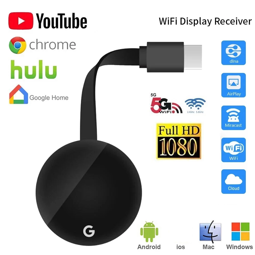 HDMI TV Stick Ultra HD Wireless Display Anycast Miracast Youtube Android TV Stick For Phone Smart TV Window
HDMI TV Stick Ultra HD Wireless Display Anycast Miracast Youtube Android TV Stick For Phone Smart TV Window