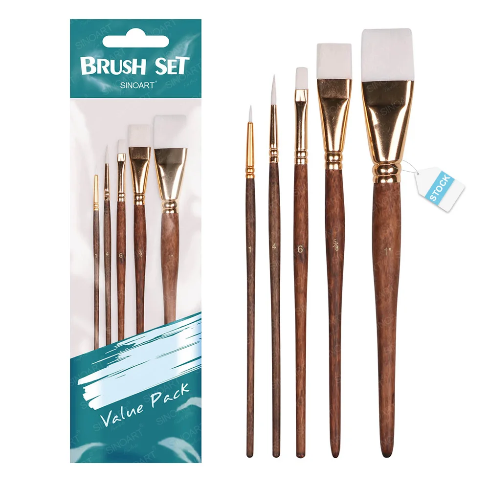 Wholesale Promotional Wood Artist Oil Color in stock Wood Handle Acrylic Art Paint Brush Set
Wholesale Promotional Wood Artist Oil Color in stock Wood Handle Acrylic Art Paint Brush Set