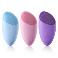 

facial face cleansing brush Mini 2 Silicone Electric Facial Cleaning Brush Remove Blackhead Pore Cleanser Waterproof