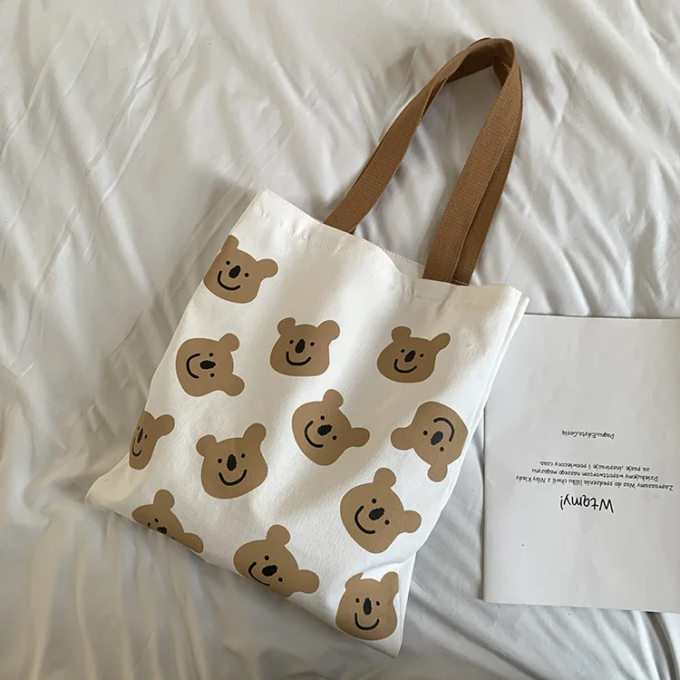 Summer 2021 new Custom Canvas Bag Single Shoulder cute cartoon student Shopping handbag wholesale, Customized color
Summer 2021 new Custom Canvas Bag Single Shoulder cute cartoon student Shopping handbag wholesale, Customized color