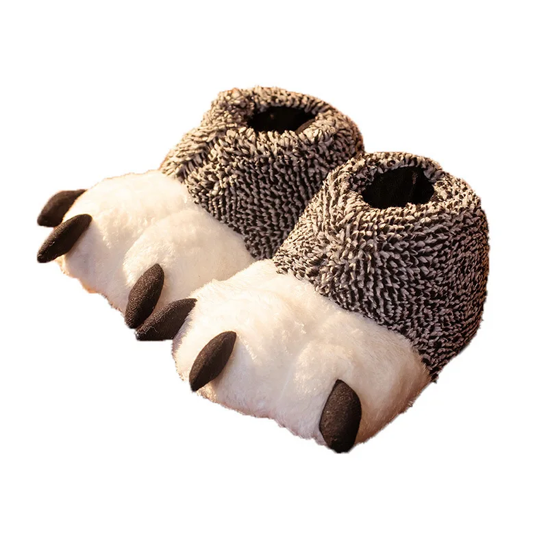Winter House Warm Fur Slippers For Women Cute Cat paw Designer Bedroom Warm Plush Shoes Non-slip Indoor Women Furry Slippers
Winter House Warm Fur Slippers For Women Cute Cat paw Designer Bedroom Warm Plush Shoes Non-slip Indoor Women Furry Slippers