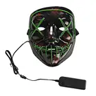 Wholesale High Quality LED Panel Mask,EL Panel Mask For Party,Halloween, Blacklight Run,Advertisement,Club,Christmas