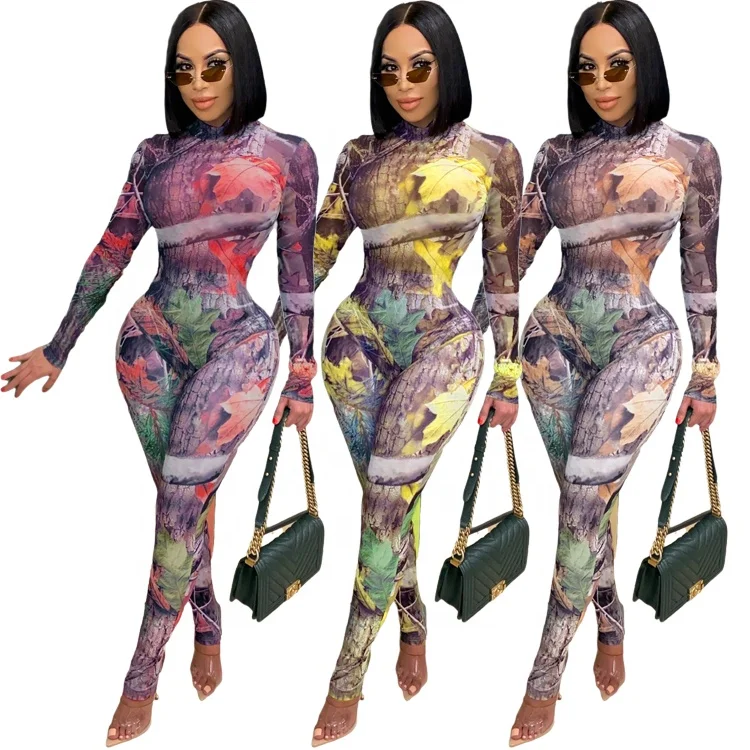 Wholesale Popular Styles Spring Jumpsuits Women 2021 Digital Print Streetwear Sheer Jumpsuit For Women
Wholesale Popular Styles Spring Jumpsuits Women 2021 Digital Print Streetwear Sheer Jumpsuit For Women