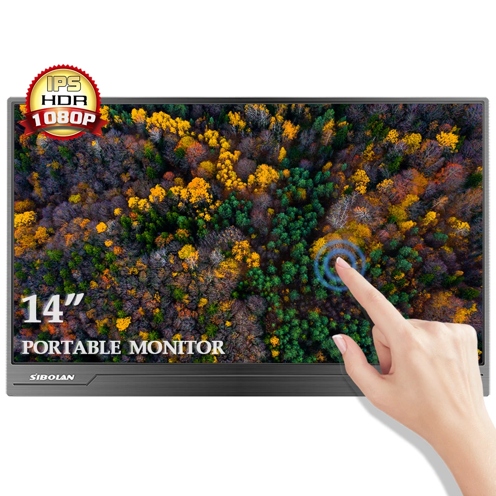 Sibolan OEM factory uItra slim 14 inch 1080p usb portable screen touch screen monitor ips hdr for LG brand LCD panel display
Sibolan OEM factory uItra slim 14 inch 1080p usb portable screen touch screen monitor ips hdr for LG brand LCD panel display