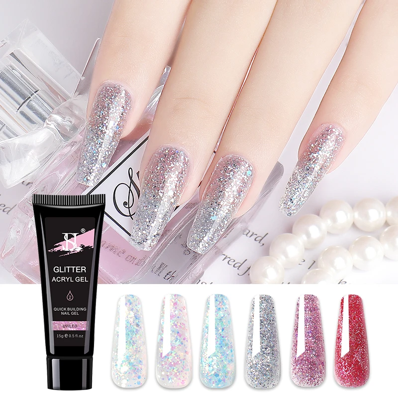2020 Wholesale 15g Glitter Poly Gel 6 Colors Custom Private Label Nail Poly Gel
2020 Wholesale 15g Glitter Poly Gel 6 Colors Custom Private Label Nail Poly Gel