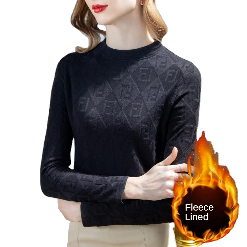 Global best-selling 2021 autumn and winter women's warm German velvet jacquard high-neck stretch long-sleeved bottoming shirt
Global best-selling 2021 autumn and winter women's warm German velvet jacquard high-neck stretch long-sleeved bottoming shirt