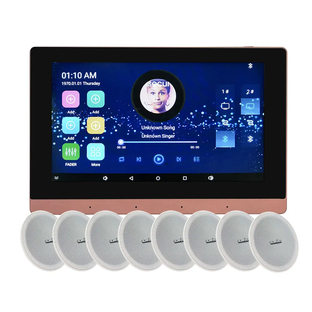 Smart Home Audio System Cinema Theater Equipment Android Keypads WIFI Amplifier Speaker Kit
Smart Home Audio System Cinema Theater Equipment Android Keypads WIFI Amplifier Speaker Kit