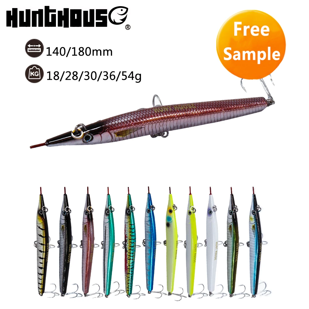 Hunthouse long casting stylo trolling free sample sinking saltwater big hard pencil bait, 14colors
Hunthouse long casting stylo trolling free sample sinking saltwater big hard pencil bait, 14colors