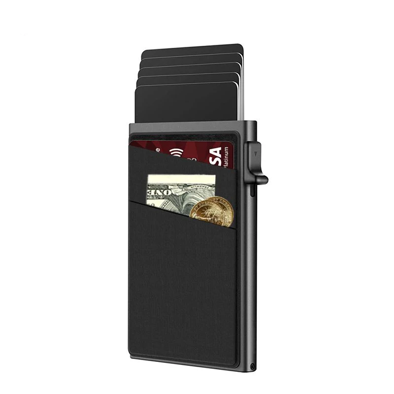 Customize Logo Metal Ultra Thin Slim Wallet Minimalist Card Case Men Women RFID Card Holder
Customize Logo Metal Ultra Thin Slim Wallet Minimalist Card Case Men Women RFID Card Holder