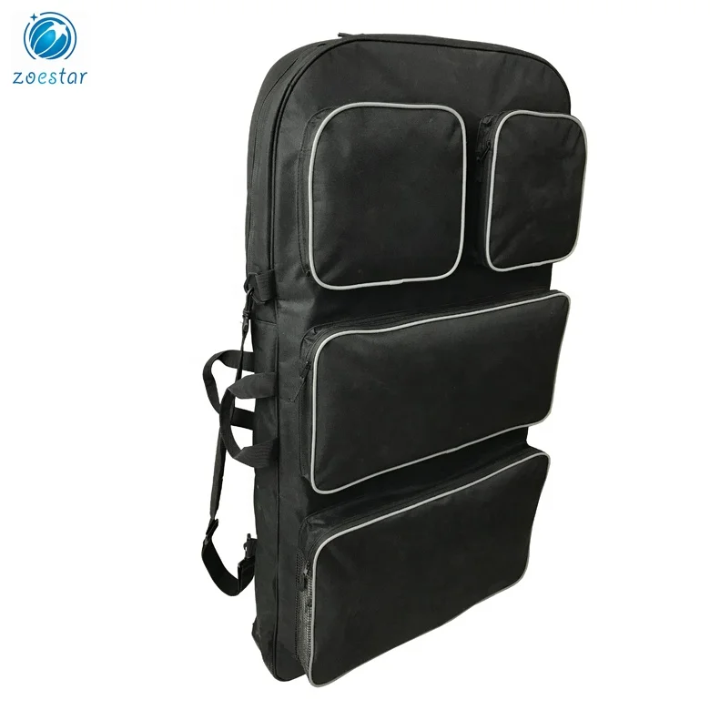Padded Surfing Bodyboard Carry Backpack with Many Pockets Lightweight Surf board Storage Shoulder Bag