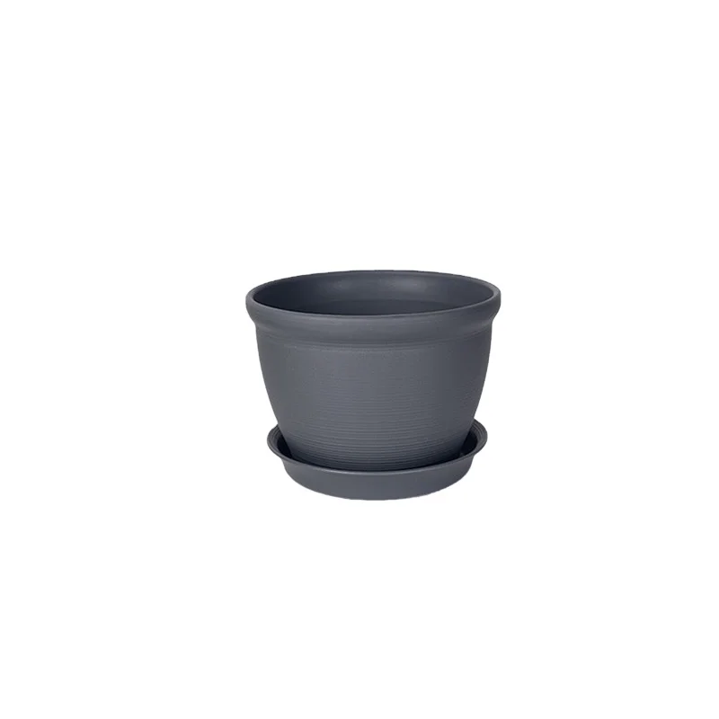 Garden Bulk decoration good quality small Imitation of ceramic plastic flowerpot, Grey
Garden Bulk decoration good quality small Imitation of ceramic plastic flowerpot, Grey