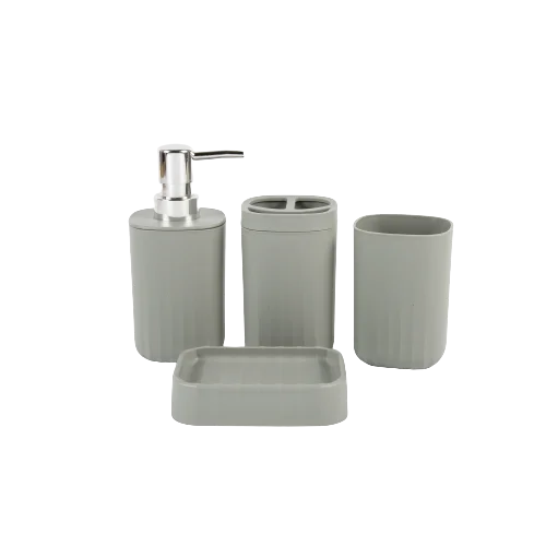 New fashion Wholesale Custom Eco friendly plastic washroom bathroom accessories Household 4 pieces bath set
New fashion Wholesale Custom Eco friendly plastic washroom bathroom accessories Household 4 pieces bath set
