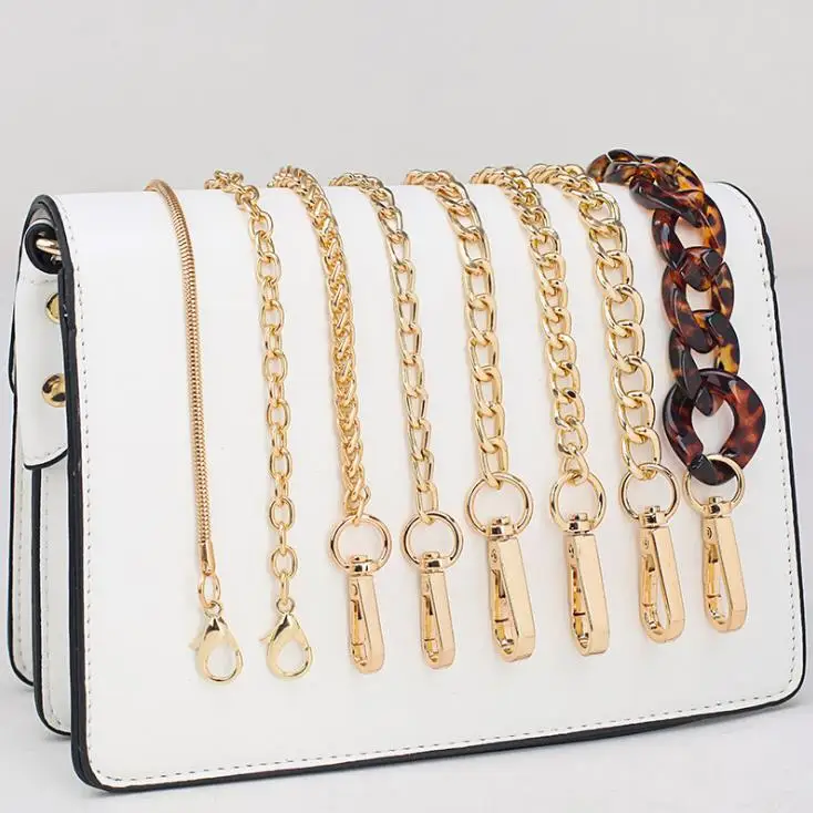 ZONESIN Fashion Women Hand Bag Part Accessories Wholesale 120cm Gold Metal Chain Strap for Handbags, Gold,silver, black,light gold
ZONESIN Fashion Women Hand Bag Part Accessories Wholesale 120cm Gold Metal Chain Strap for Handbags, Gold,silver, black,light gold