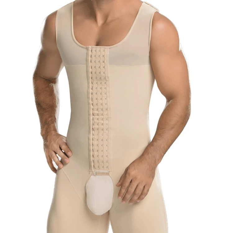 Gujia ODM ODM fajas de los hombres Men's Tummy Control Shaper adjustable hooks butt lifter open crotch fullybody shapewear men, Black/beige
Gujia ODM ODM fajas de los hombres Men's Tummy Control Shaper adjustable hooks butt lifter open crotch fullybody shapewear men, Black/beige
