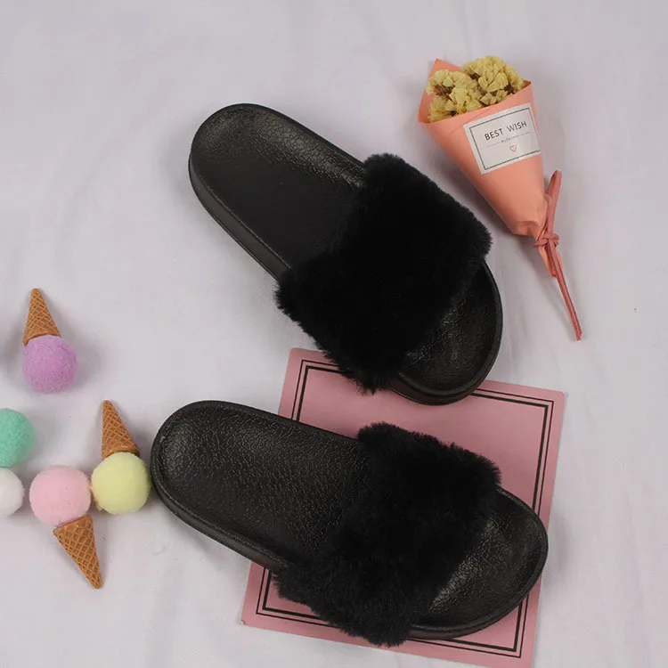 2020 New Fashion Faux fur slippers flat kids shoes soft-sole plush Slides Children sandals for kid, Apricot, black, rose red
2020 New Fashion Faux fur slippers flat kids shoes soft-sole plush Slides Children sandals for kid, Apricot, black, rose red