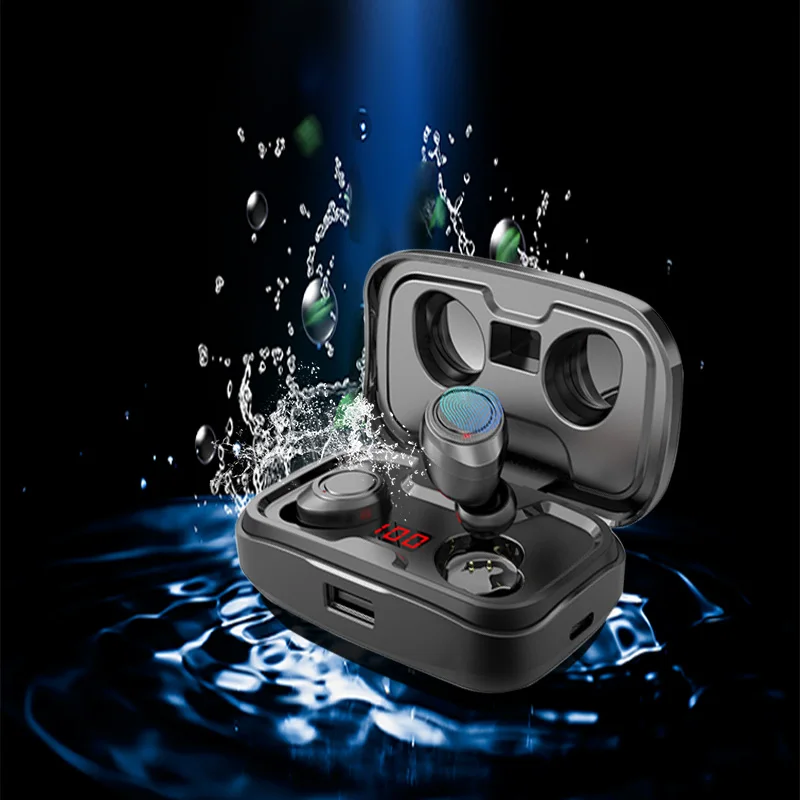 S8 PLUS Wireless Headphone Stereo Sport Wireless Earphones Touch 5.0 Mini Earbud Bass Headset, Black
S8 PLUS Wireless Headphone Stereo Sport Wireless Earphones Touch 5.0 Mini Earbud Bass Headset, Black
