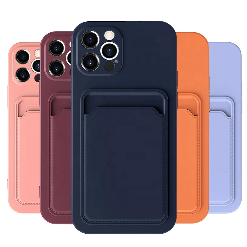 High Quality Custom LOGO Silicone phone case with card holder for iphone 12 pro credit card wallet phone case for samsung s20
High Quality Custom LOGO Silicone phone case with card holder for iphone 12 pro credit card wallet phone case for samsung s20