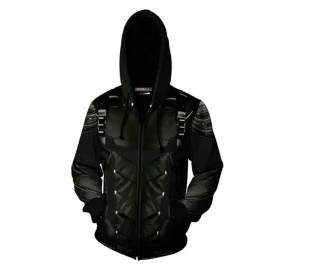 drop shipping 3D Hoodies Costume Green arrow Clothing Oliver QueenZip Up Hoodie 3D printed Zipper Hoodies tops
drop shipping 3D Hoodies Costume Green arrow Clothing Oliver QueenZip Up Hoodie 3D printed Zipper Hoodies tops