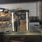 Bathroom Door Smart LED Light Toilet Mirror Cabinet Bathroom Mirror Cabinet Single Door