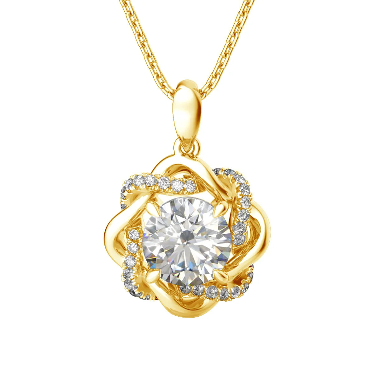 Romantic Engagement Gold Jewelry Designer Women D Color 3 Carat Moissanite Diamond Chain Pendant Necklace 18K 14K Gold Jewelry
Romantic Engagement Gold Jewelry Designer Women D Color 3 Carat Moissanite Diamond Chain Pendant Necklace 18K 14K Gold Jewelry