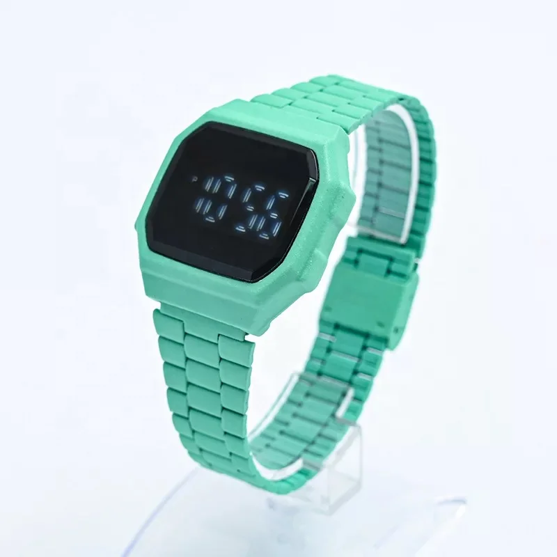 White Light Display Touch Led Green Dial Square Watch Alloy Metal Material Kid Watches, Silver/gold/rose gold/black
White Light Display Touch Led Green Dial Square Watch Alloy Metal Material Kid Watches, Silver/gold/rose gold/black