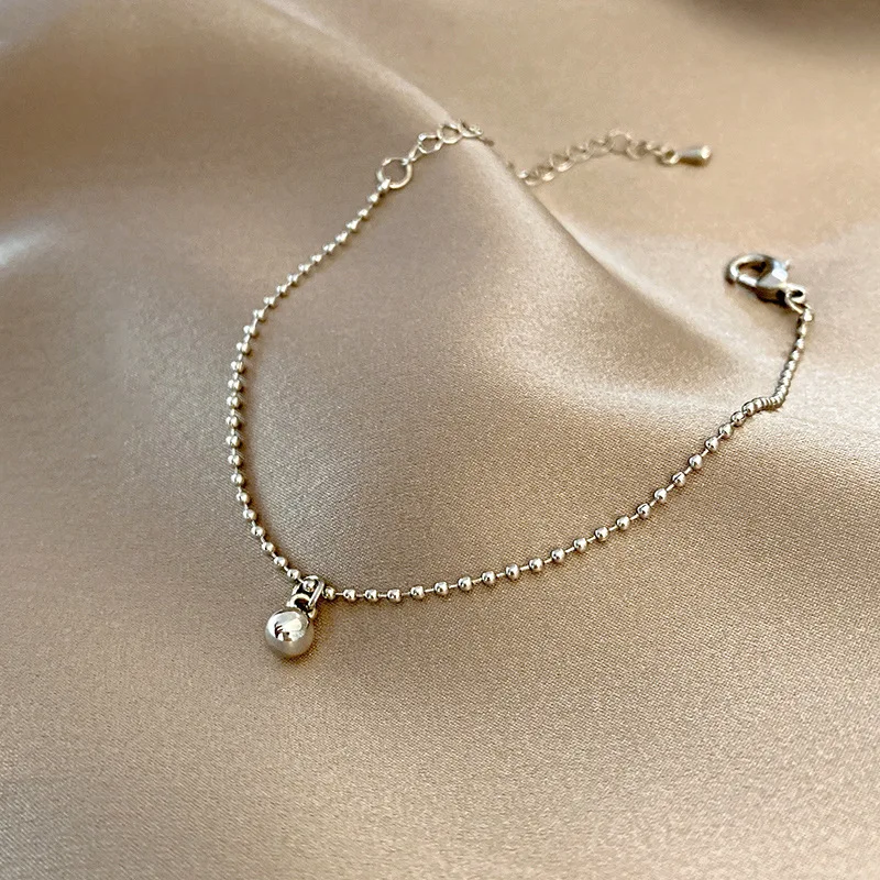 2022 Simple Style Silver Plated Ball Pendant Adjustable Bracelet For Girls&Women Jewelry
2022 Simple Style Silver Plated Ball Pendant Adjustable Bracelet For Girls&Women Jewelry