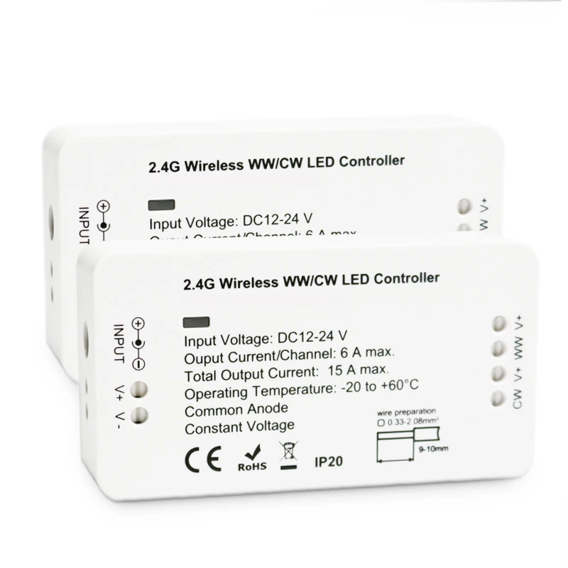 2 Channels Smart DC12V Led Brightness Led Lighting Controller Led Strip Controller Zigbee Controller - ANKUX.COM