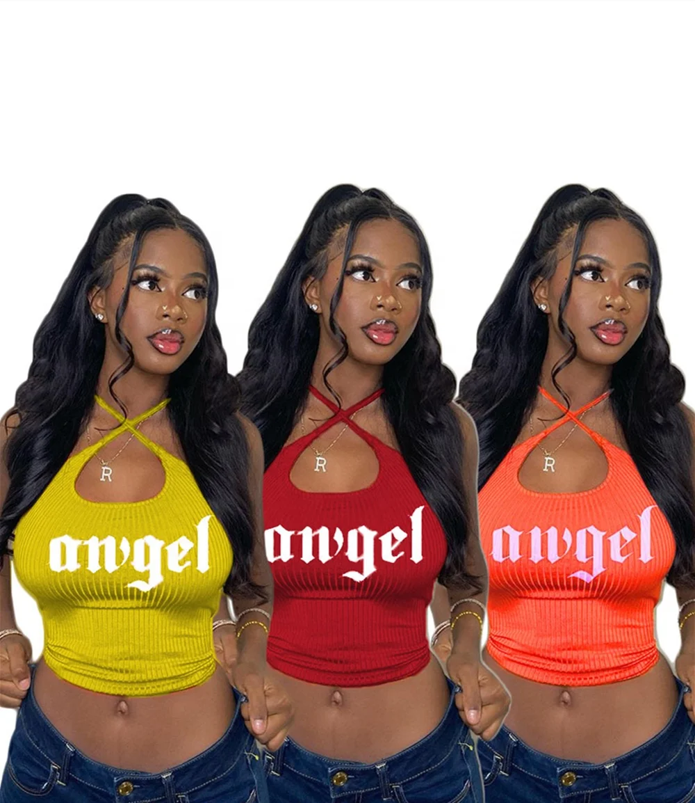 2021 Hot Sale Sexy Sling Tops for Women Sleeveless Plus Size Ladies Vest Clothing Backless Crop Top, 3 color
2021 Hot Sale Sexy Sling Tops for Women Sleeveless Plus Size Ladies Vest Clothing Backless Crop Top, 3 color