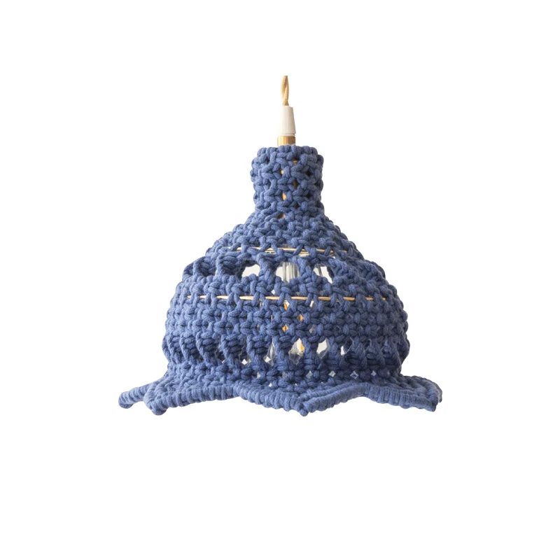 Custom handmade art cotton home decoration macrame lampshade bohemian hanging tapestry, Blue or customized
Custom handmade art cotton home decoration macrame lampshade bohemian hanging tapestry, Blue or customized