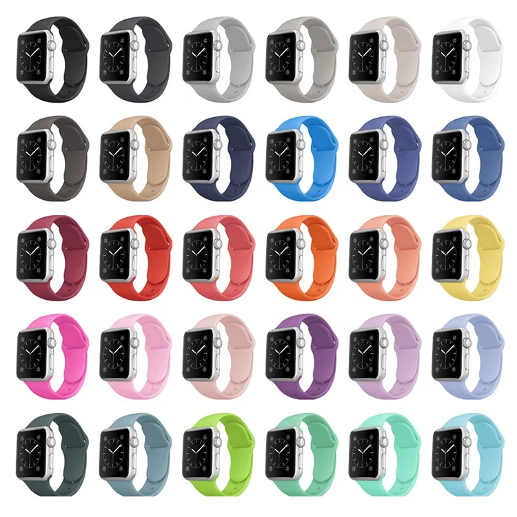 Proper price 38mm 40mm 42mm 44mmSkin Affinity soft silicone custom rubber apple watch black band, Multi colors
Proper price 38mm 40mm 42mm 44mmSkin Affinity soft silicone custom rubber apple watch black band, Multi colors