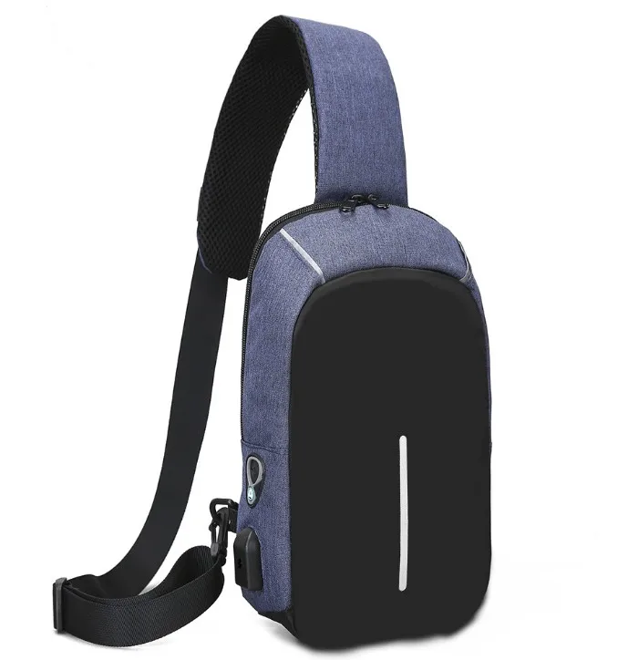 In stock multi function shoulder chest bag usb sling bag chest, Navy/grey/purple/black
In stock multi function shoulder chest bag usb sling bag chest, Navy/grey/purple/black