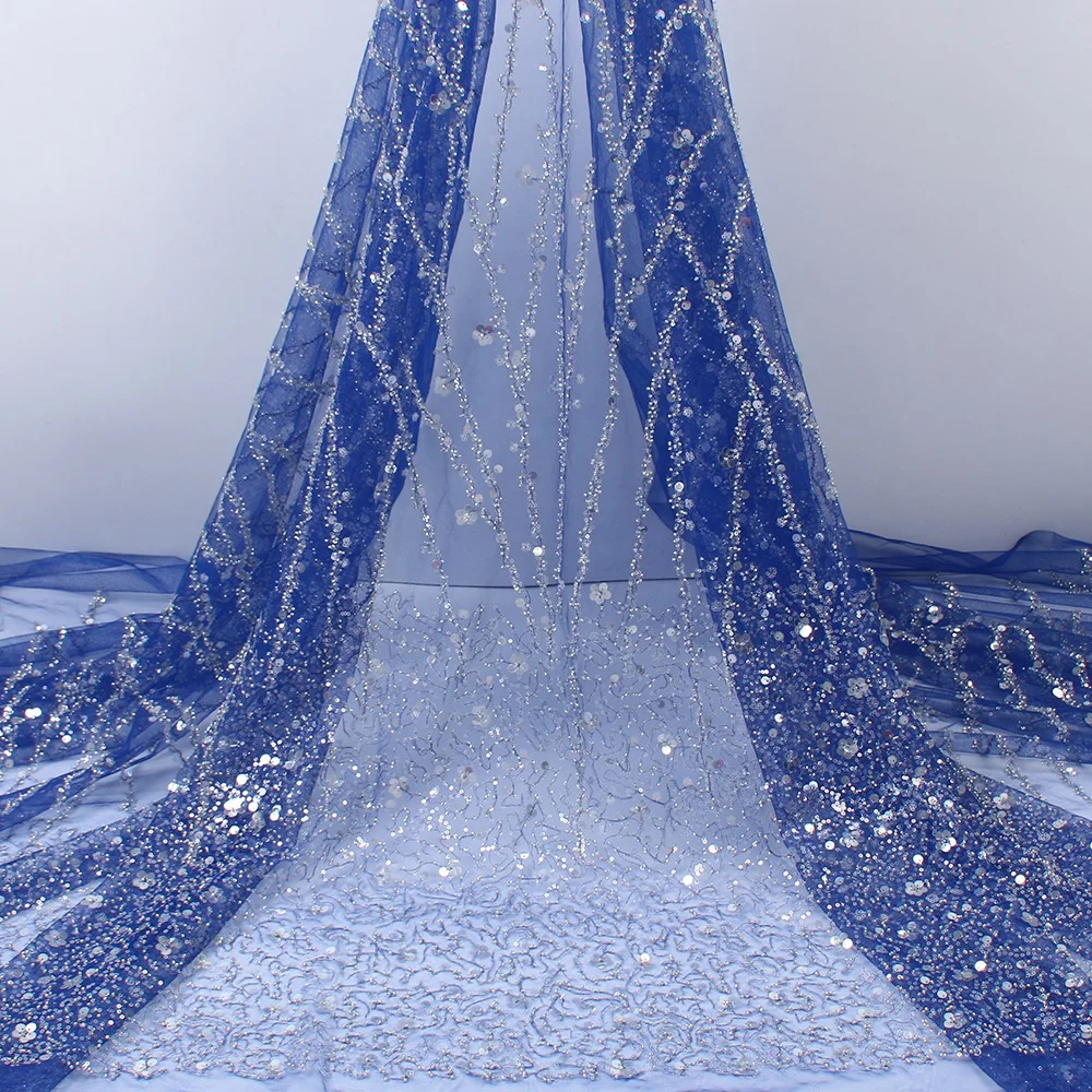 Luxury Quality Sequin Embroidery Heavy Beads Bridal Lace Cloth for Wedding Dress Evening Dress
Luxury Quality Sequin Embroidery Heavy Beads Bridal Lace Cloth for Wedding Dress Evening Dress