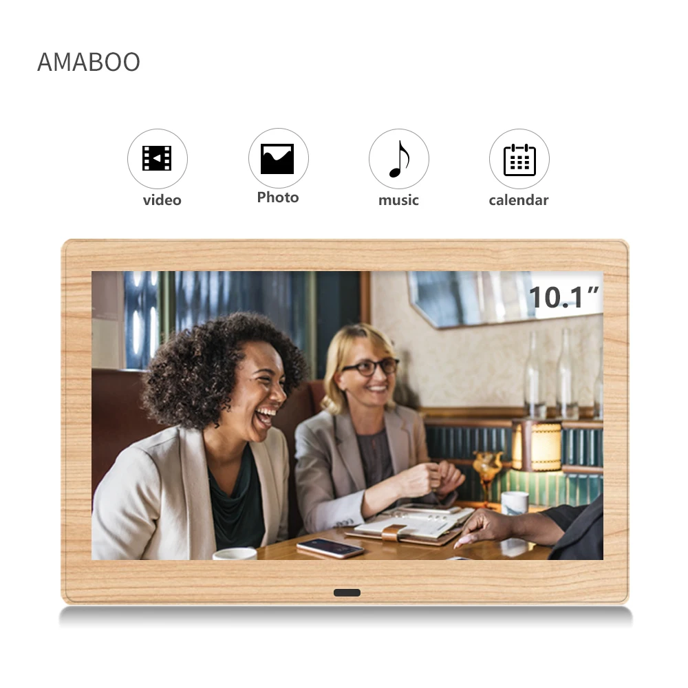AMABOO 10.1 Inch Clear Wall Clock Gif Picture Sexy Wood Digital Photo Video Frame Loop, Black
AMABOO 10.1 Inch Clear Wall Clock Gif Picture Sexy Wood Digital Photo Video Frame Loop, Black