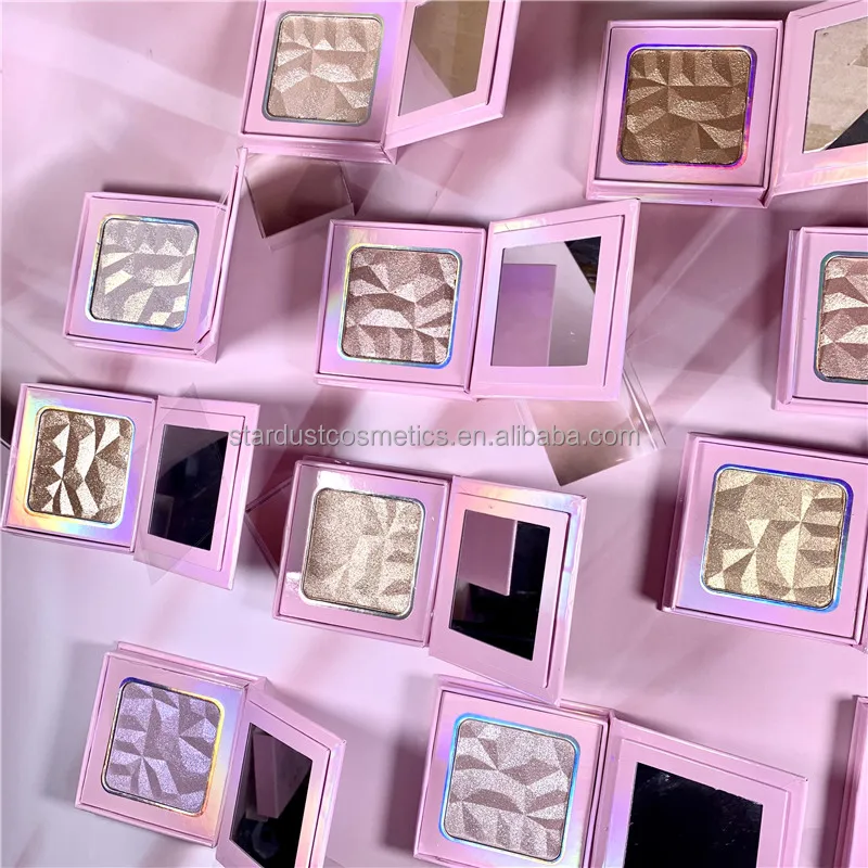 11 color square pink box diamond shape body face illumination shimmering powder palette, 8 colors
11 color square pink box diamond shape body face illumination shimmering powder palette, 8 colors