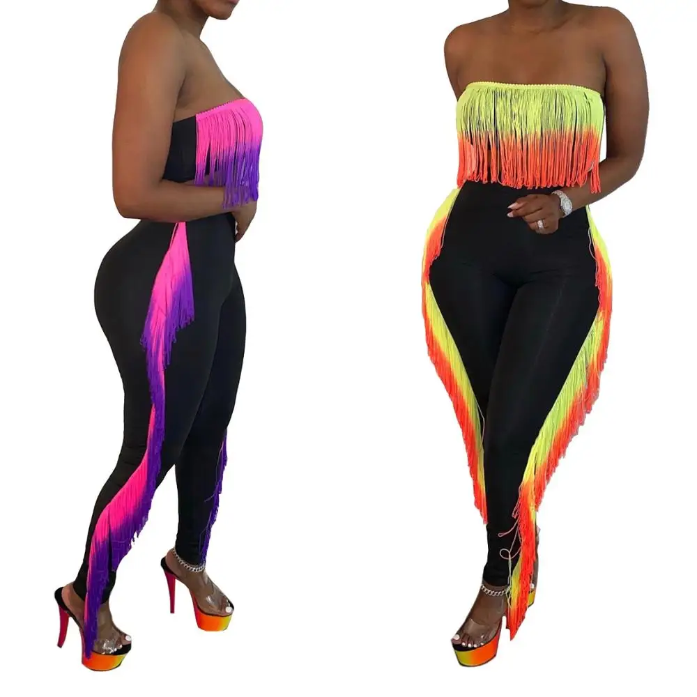 In stock Tasseled Womens 2 Piece Outfit Girls Clubwear Party Dresses Outfits Women Two Pieces
In stock Tasseled Womens 2 Piece Outfit Girls Clubwear Party Dresses Outfits Women Two Pieces