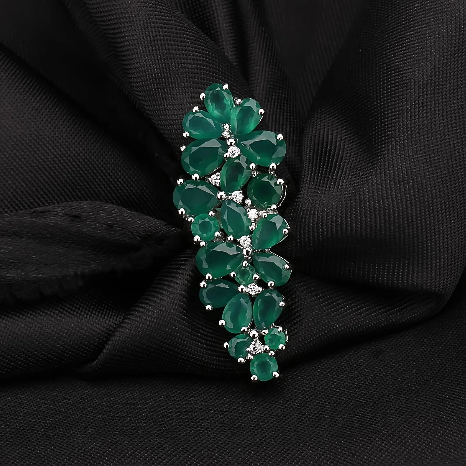 Abiding Jewelry Natural Green Agate Gems Rings Solid 925 Sterling Silver Rings for Charm Women
Abiding Jewelry Natural Green Agate Gems Rings Solid 925 Sterling Silver Rings for Charm Women